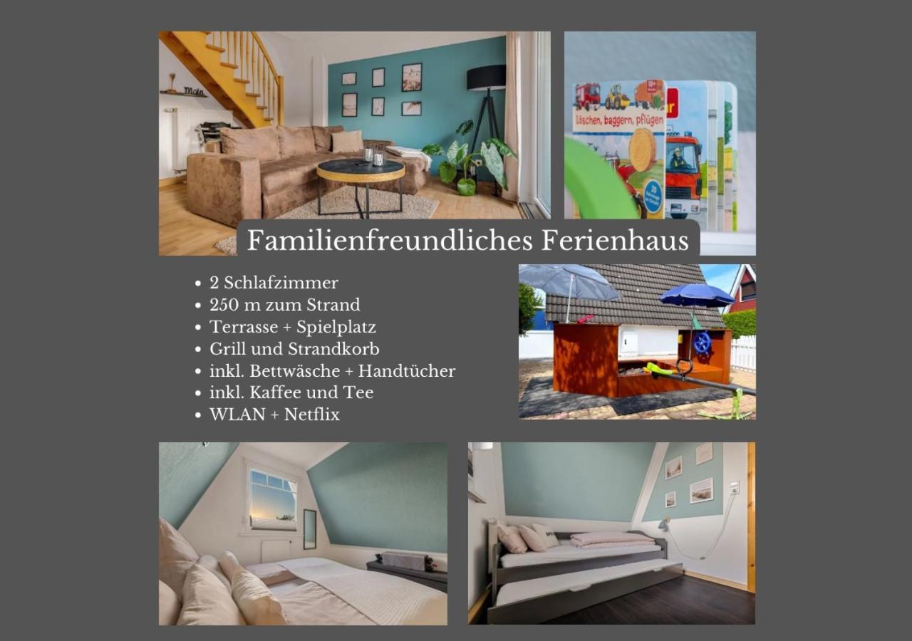 Familienfreundliches Ferienhaus In 5 Min Zum Strand Mit Terrasse Und Kostenlosem Parkplatz Cuxhaven Eksteriør billede
